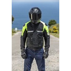 Textilní letní airbagová bunda Helite Vented Hivis