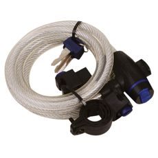 Zámek 12 x 1800 mm Oxford Cable Lock Stříbrný