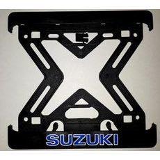 Nosič SPZ na motorku s 3D motivem Suzuki Modrý - Výprodej