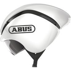 ABUS GAMECHANGER TT SHINY WHITE CYKLISTICKÁ PŘILBA