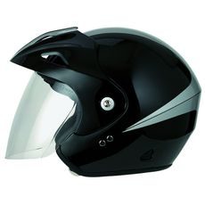 Jet Helma na motorku SPEEDS Sportive Černá/Stříbrná Lesklá