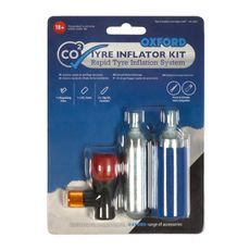 Sada bombiček CO2 s adaptérem Oxford Tyre Inflator kit