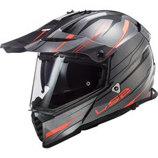 LS2 MX436 PIONEER EVO KNIGHT TITANIUM ORANGE