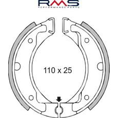 BRZDOVÉ ČELISTI RMS 225120050