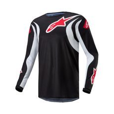 MX DRES FLUID LUCENT, ALPINESTARS (ČERNÁ/BÍLÁ/ČERVENÁ) 2024