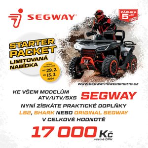 AKCE: STARTER PACKET v hodnotě 17.000 Kč ZDARMA! SEGWAY + TGB + LINHAI