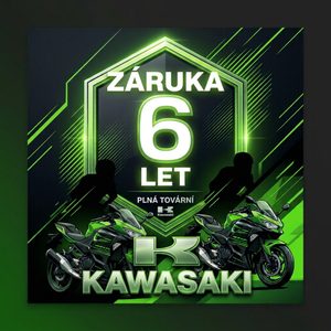 Záruka 6 let Kawasaki!