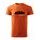 Pánské triko s motivem KTM Racing 2 - Oranžové
