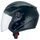 Otevřená helma na motorku se sluneční clonou SPEEDS CITY II Černá grafika