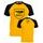 Pánské triko s motivem Buell 1 - Černo/Žluté