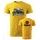 Pánské triko s motivem Yamaha Fazer 2 - Žluté