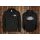 Pánská mikina na zip s kapucí a motivem Jawa - Černá