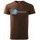 Pánské triko s motivem Piaggio - Čokoládové