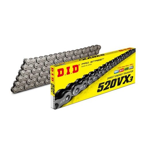 VX SÉRIE X-KROUŽKOVÝ ŘETĚZ D.I.D CHAIN 520VX3 1920 ČLÁNKŮ