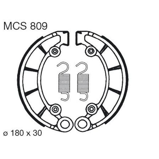 BRZDOVÉ ČELISTI LUCAS MCS 809