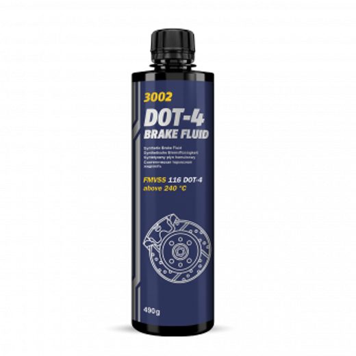 MANNOL 3002 BRAKE FLUID DOT4 0,5L BRZDOVÁ KAPALINA