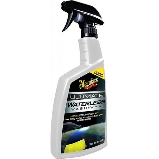 MEGUIARS ULTIMATE WASH & WAX ANYWHERE - PŘÍPRAVEK PRO MYTÍ BEZ VODY, 768 ML