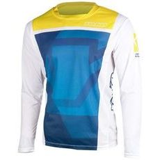 Dětský motokrosový dres YOKO KISA modrý / žlutý XL
