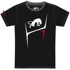 FURYGAN triko FLAMES black/white/red