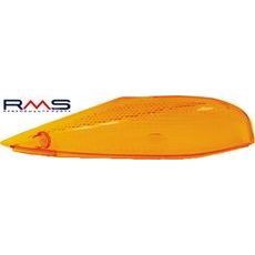 Sklo blinkru - pravé přední RMS 246470220 oranžová Homologace