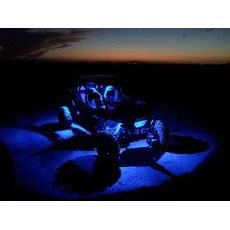 SHARK LED Light 3"x2", 3W, Multi-Color, Bluetooth Control, 4 pcs Set