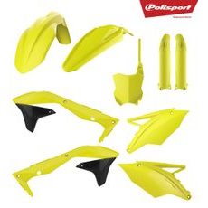 Sada plastů POLISPORT neonově žlutá
