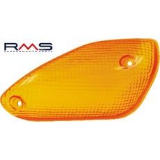 Sklo blinkru - levé přední RMS 246470250 oranžová Homologace