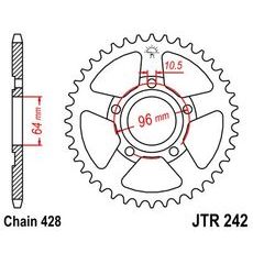 Řetězová rozeta JT JTR 242-53 53 zubů, 428