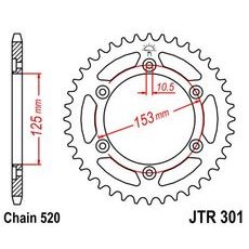 Řetězová rozeta JT JTR 301-45 45 zubů, 520