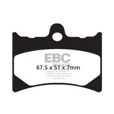Brzdové destičky EBC FA126R