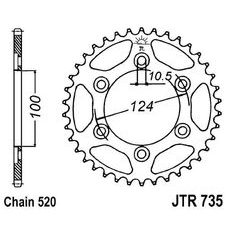 Řetězová rozeta JT JTR 735-43 43 zubů, 520