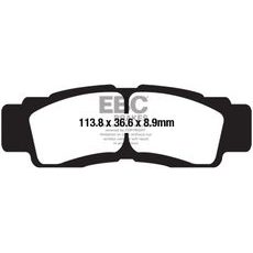 Brzdové destičky EBC FA676R