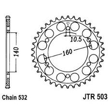 Řetězová rozeta JT JTR 503-45 45 zubů, 532