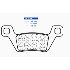 Brzdové destičky CL BRAKES 1238 ATV1