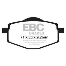 Brzdové destičky EBC FA101TT