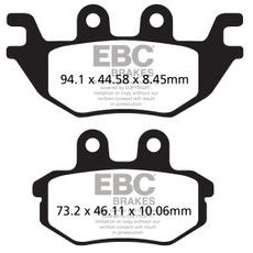 Brzdové destičky EBC FA686R