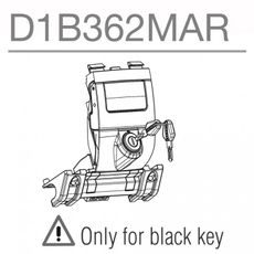 Uzamykací mechanizmus SHAD PREMIUM D1B362MAR pre SH35/SH36