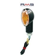 Blinker RMS 246480060 Karbonový vzhľad, priehľadné sklo Homologácia