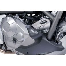 Frame sliders PUIG PRO 6063N čierny s šedou gumou