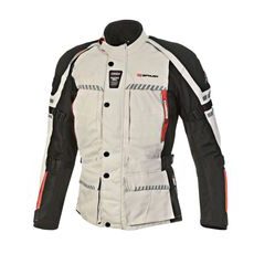 Pánska textilná moto bunda Spark Escape Grey