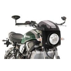 Plexi na motorku PUIG SEMI-FAIRING 8934F matná čierna tmavá dymová