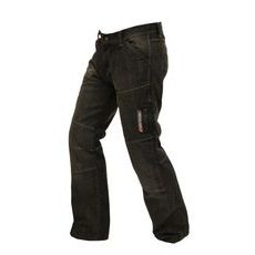 Pánske textilné moto kevlar jeansy Spark Metro, čierne