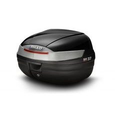 Topcase - s farebným krytom SHAD SH37 Metalická čierna