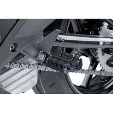 Footpegs without adapters PUIG ENDURO 7587N čierna with rubber