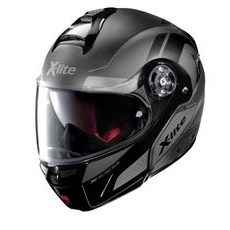 Moto prilba X-Lite X-1004 Charismatic N-Com Flat Lava Grey 23 - L