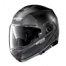 Moto helma Nolan N100-5 Plus Distinctive N-Com Flat Black 21