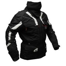 Pánska textilná moto bunda Spark Adventure, Black