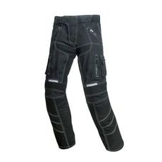 Pánske textilné moto nohavice Spark Pero, čierne