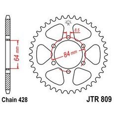 Reťazová rozeta JT JTR 809-47 47 zubov,428