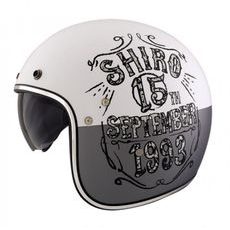 Prilba SHIRO SH-235 BORN white / grey M, temporarily unavailable